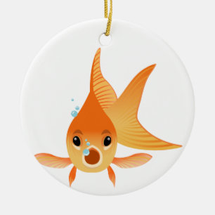 Goldfish Keramik Ornament
