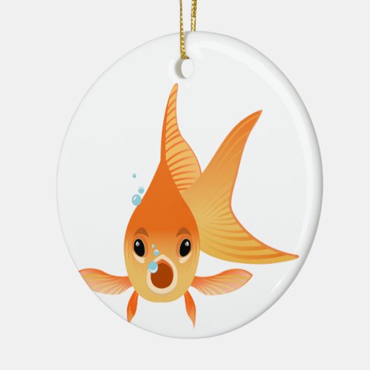 Goldfish Keramik Ornament (Links)