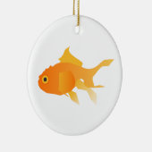Goldfish Keramikornament (Rechts)