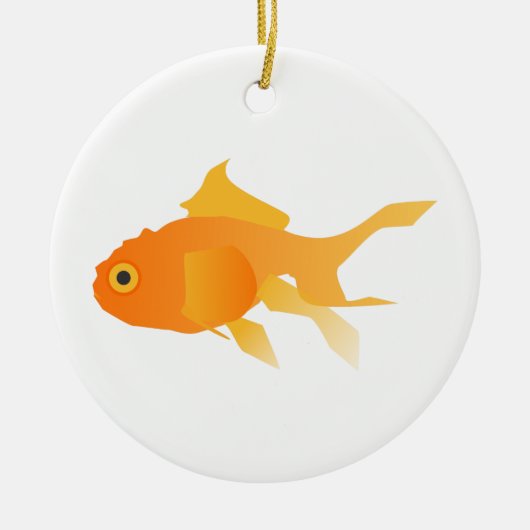 Goldfish Keramikornament (Vorne)