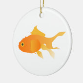 Goldfish Keramikornament (Links)
