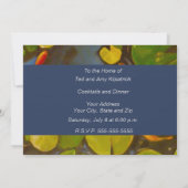 Goldfish Koi Pond Water Lilies Einladung (Rückseite)