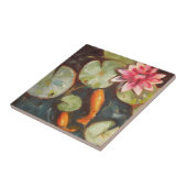 Goldfish Koi Pond Water Lilies Fliese (Seite)