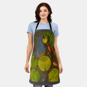 Goldfish Koi Pond Water Lilies Schürze (Getragen)