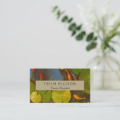 Goldfish Koi Pond Water Lilies Visitenkarte (Stehend Vorderseite)