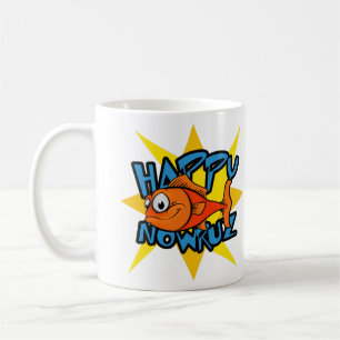 Goldfish lächeln Sun Persian New Year Nowruz Kaffeetasse