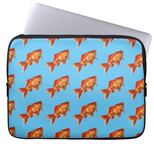 Goldfish Laptopschutzhülle (Vorderseite)