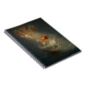 Goldfish Leap Spiral Notebook Notizblock (Rechte Seite)