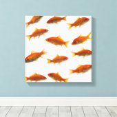 Goldfish Leinwanddruck (Insitu (Holzboden))