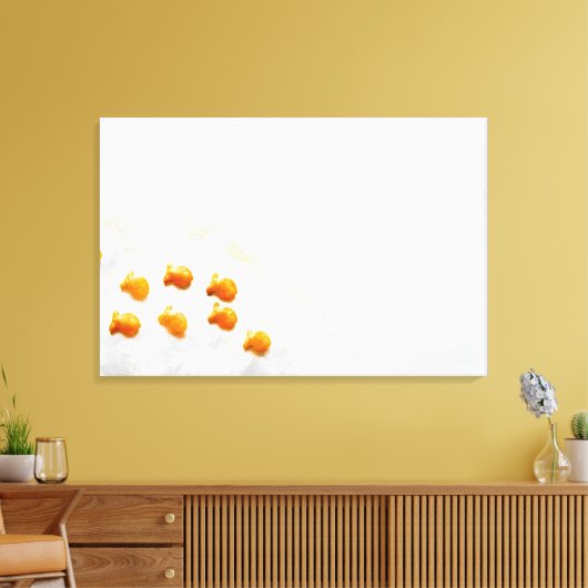 Goldfish Leinwanddruck (Insitu (Wohnzimmer))