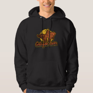 Goldfish Lover Aquarium Vintag Retro Animal Fish Hoodie