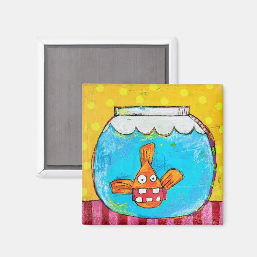 Goldfish Magnet (Vorderseite/Rückseite)