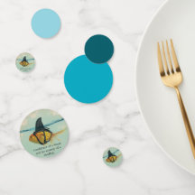 Goldfish mit Haifischen