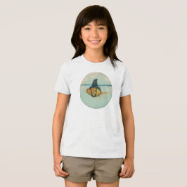 Goldfish mit Haiflossen Tri-Blend Shirt