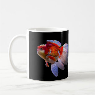 Goldfish mit schwarzem Hintergrund Kaffeetasse