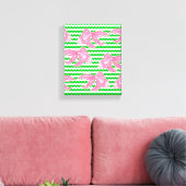 Goldfish-Muster-Leinwand Leinwanddruck (Insitu (Wohnzimmer))