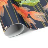 Goldfish Mustertrennpapier Geschenkpapier (Rolleneckpunkt)