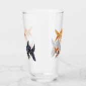 Goldfish Niedlich Funny Glas (Links)
