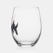 Goldfish Niedlich Funny Weinglas Ohne Stiel (Links)