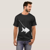 Goldfish on a Leash Fish Pet Aquarium Animal Zoo C T-Shirt (Vorne ganz)