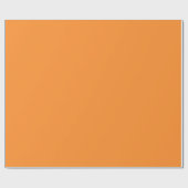 Goldfish Orange Solid Color Geschenkpapier (Flach)