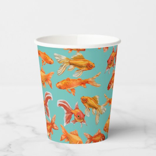 Goldfish  pappbecher (Links)