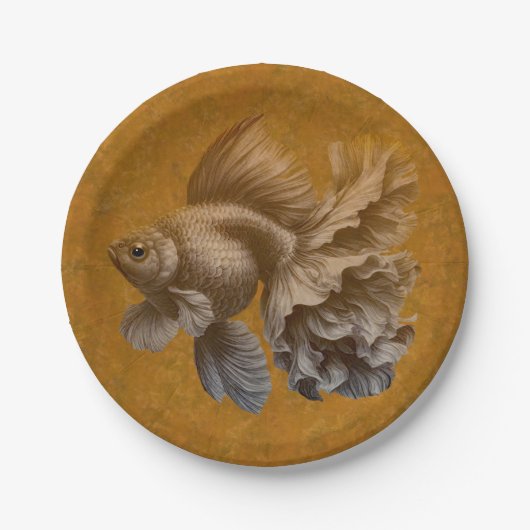 Goldfish Pappteller (Vorderseite)