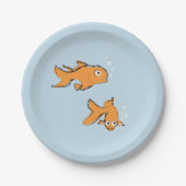 Goldfish Pappteller (Vorderseite)
