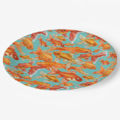 Goldfish Pappteller (Schrägansicht)