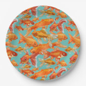 Goldfish Pappteller (Vorderseite)