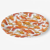Goldfish Pappteller (Schrägansicht)