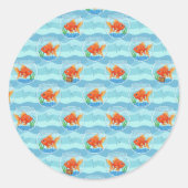 Goldfish Party Stickers (Vorderseite)