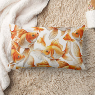 Goldfish Pattern Kissen und Fleece Blanket