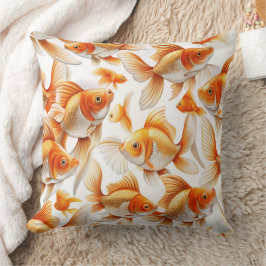 Goldfish Pattern Kissen und Fleece Blanket