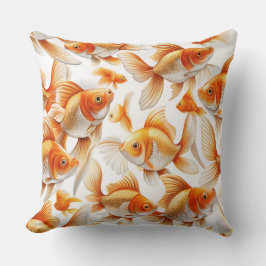 Goldfish Pattern Kissen und Fleece Blanket