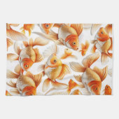 Goldfish Pattern Kissen und Fleece Blanket Geschirrtuch (Horizontal)