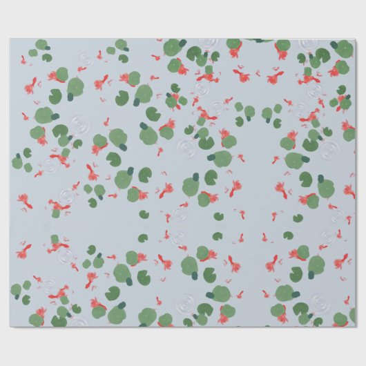 Goldfish Pond Geschenkpapier (Flach)