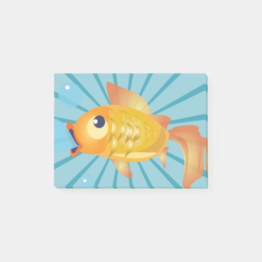 GOLDFISH POST-IT KLEBEZETTEL (Vorderseite)