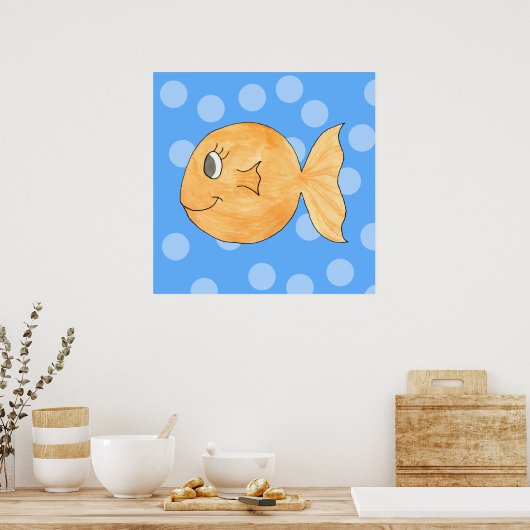 Goldfish. Poster (Küche)