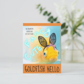 Goldfish Postkarte (Stehend Vorderseite)