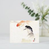 Goldfish Postkarte (Stehend Vorderseite)