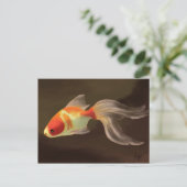 Goldfish Postkarte (Stehend Vorderseite)
