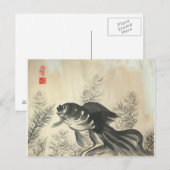 Goldfish Postkarte (Vorne/Hinten)