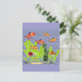 Goldfish Postkarte (Stehend Vorderseite)