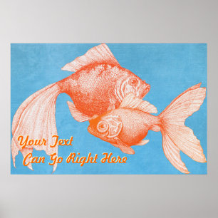 Goldfish Print Poster