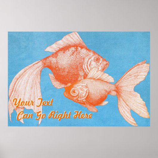 Goldfish Print Poster (Vorne)