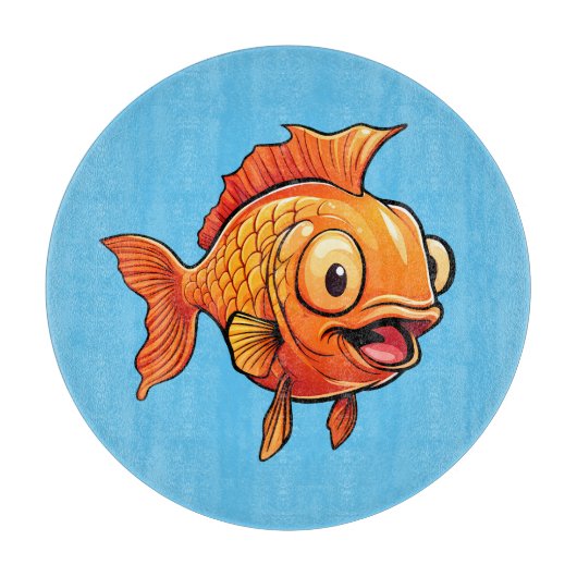 Goldfish Schneidebrett (Vorderseite)