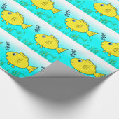 Goldfish schwimmen geschenkpapier (Ecke)