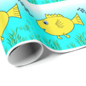 Goldfish schwimmen geschenkpapier (Rolleneckpunkt)