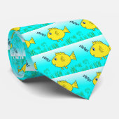 Goldfish schwimmen krawatte (Gerollt)